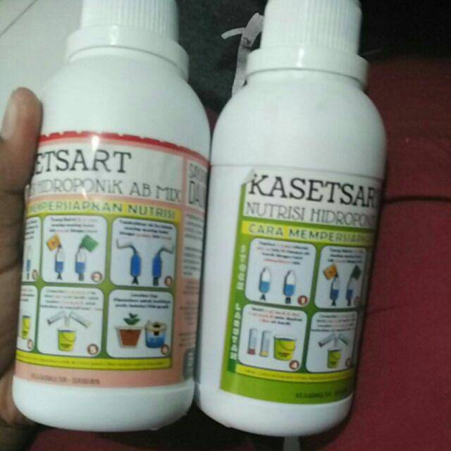 Pupuk Kasetsart - Nutrisi hidroponik AB mix cair Sayuran