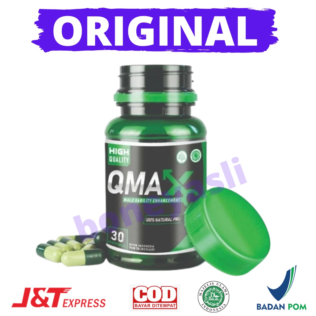 Qmax Original Obat Kuat Stamina Pria Tahan Lama Q Max Asli Bpom