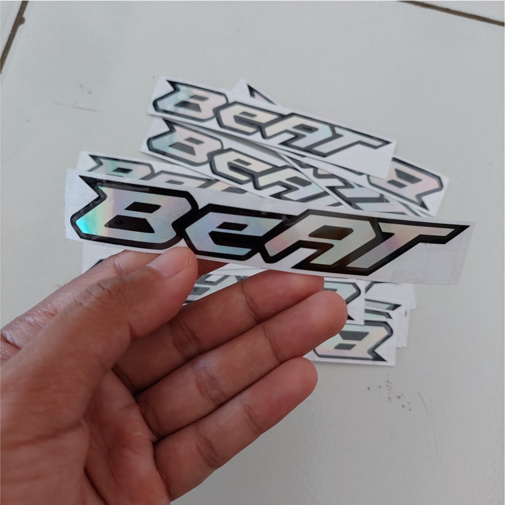 sticker stiker cutting hologram beat