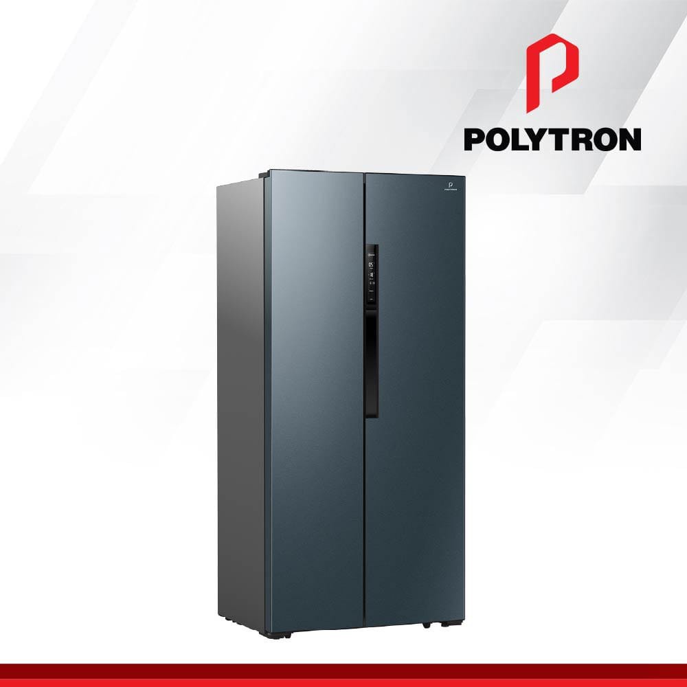 KULKAS SIDE BY SIDE POLYTRON 460 LITER PRS-460B PRS 460 GARANSI