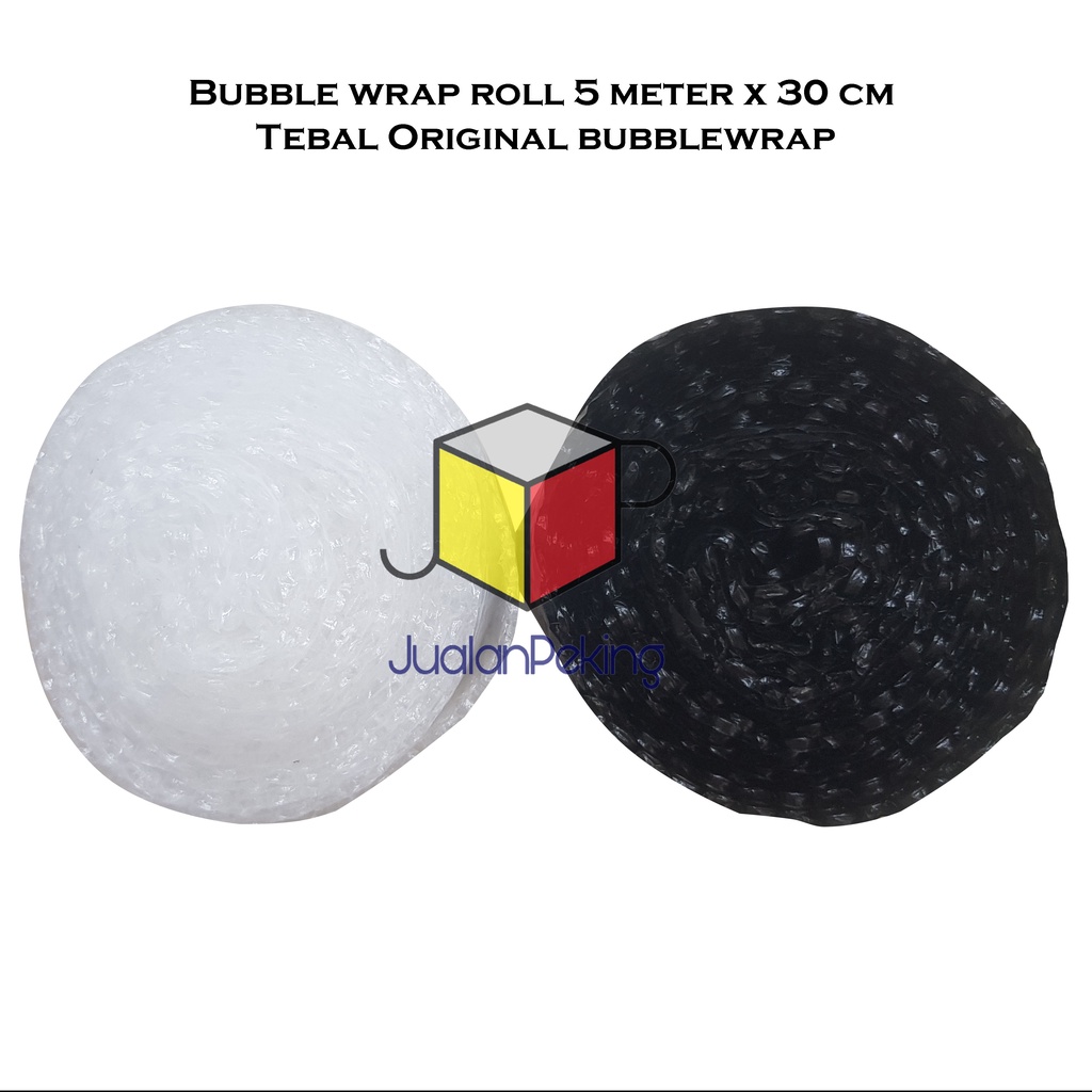 

Bubble wrap roll 5 meter x 30 cm Tebal Original bubblewrap