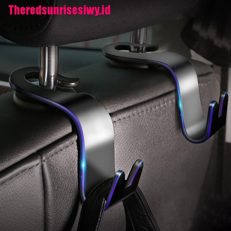 【Theredsunrisesiwy.id】Universal Car Headrest Back Seat Hook 2pcs Seat Hanger Vehicle Organizer Holder