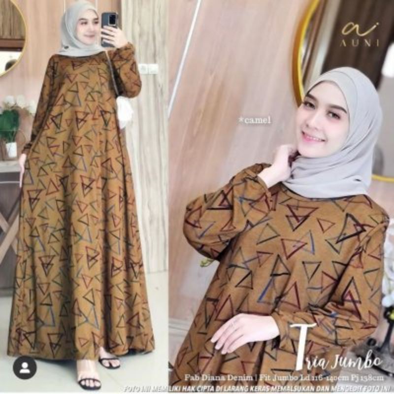✔COD GAMIS JUMBO LEBARAN 2022 MOTIF KEKINIAN BANGET