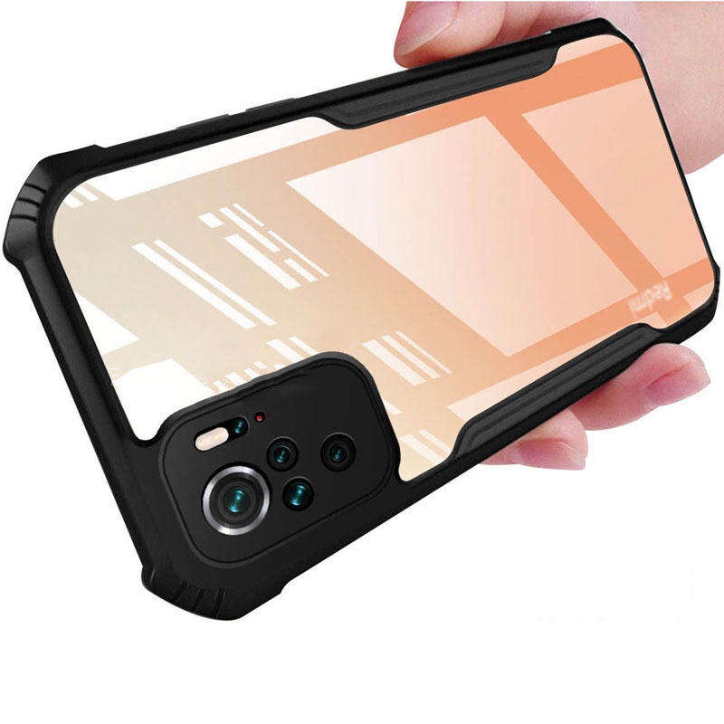 PAKET Case Xiaomi Poco F3 2021 Casing + Tempered Glass Clear + Skin Carbon