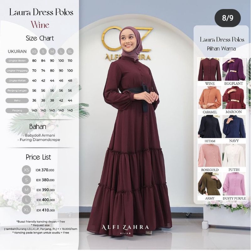 Laura Dress by Alfizahrahijab