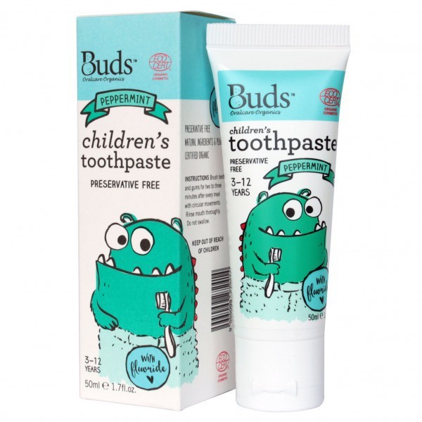 Buds Children's Toothpaste 1-3 / 3-12 Years