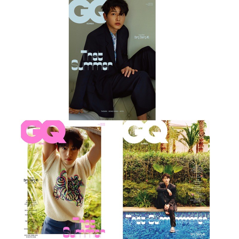 PO OFFICIAL Magazine GQ Korea 2021.06 Juni issue (Cover: Song Joongki)