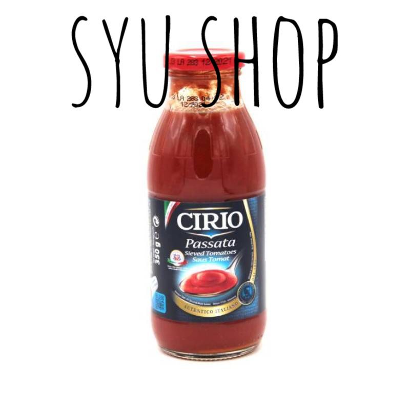 

cirio pasata passata italian tomato sauce paste 350 gr saus pasta tomat italy pasatta passatta