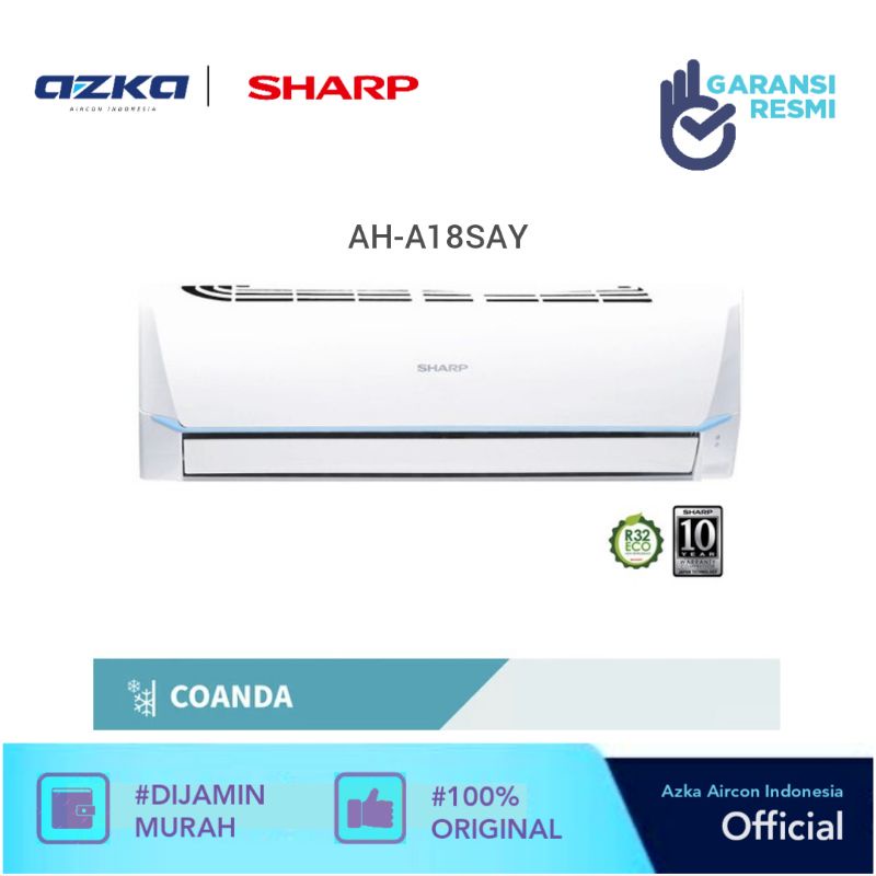 UNIT ONLY AC SHARP Standard Thailand R32 1/2 sampai 2 PK
