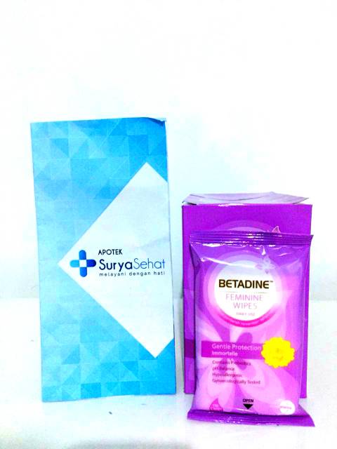 Betadine Feminine Wash Foam 100ml / Betadine Feminine Wipes Gentle Protection 1 pak