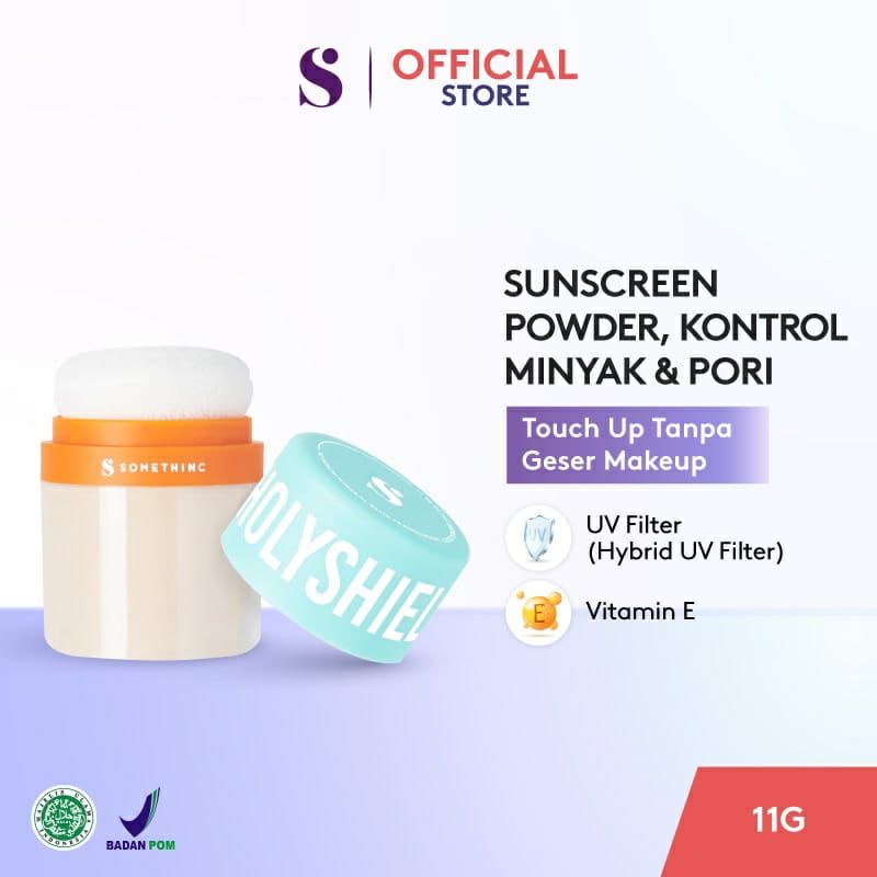 SOMETHINC No Sebum Mineral Blur Translucent Loose Powder SPF 30 PA++ - Easy Touch Up Sunscreen Original BPOM