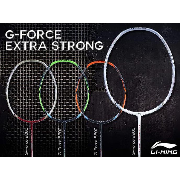 Raket Badminton Lining - G Force 8000 / 8200 / 8800 / 8900 Xtra Strong