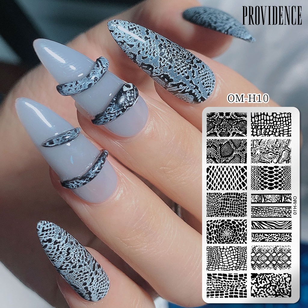 Providence Plat Stempel Kuku Efektif Presisi Untuk Nail Art / Salon