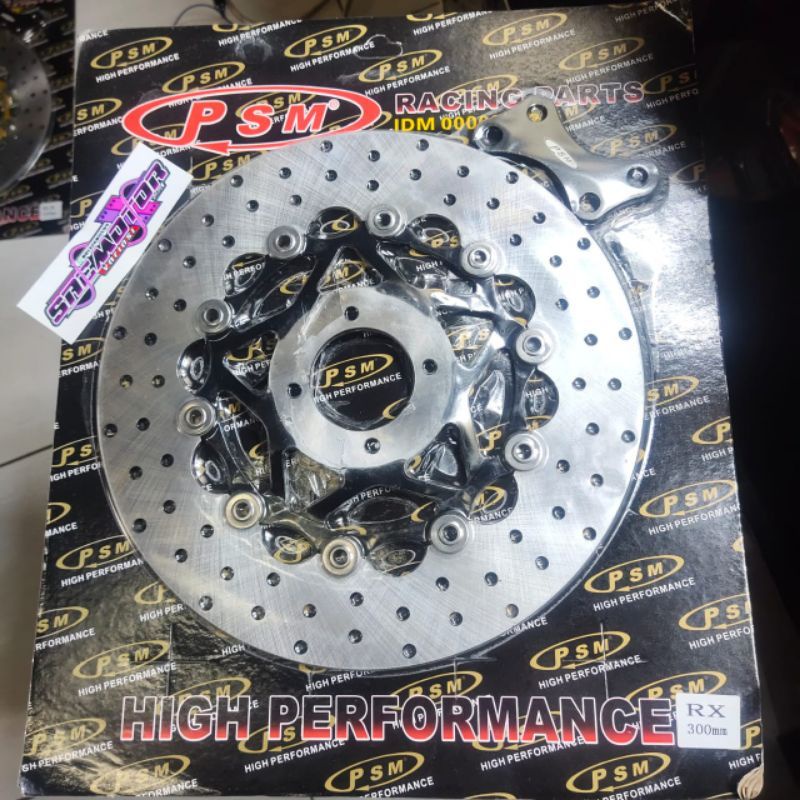 PSM | disc brake piringan cakram | RX KING | PSM | original | 300 mm | black | hitam | floating