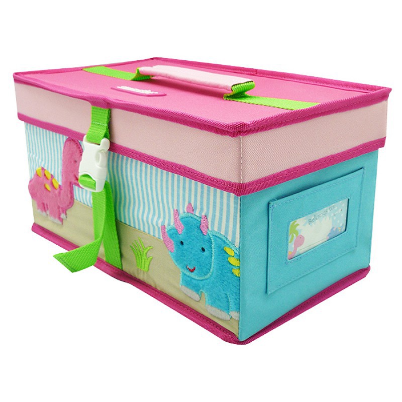 Char &amp; Coll Kotak Mainan Storage Box - Dino Girl