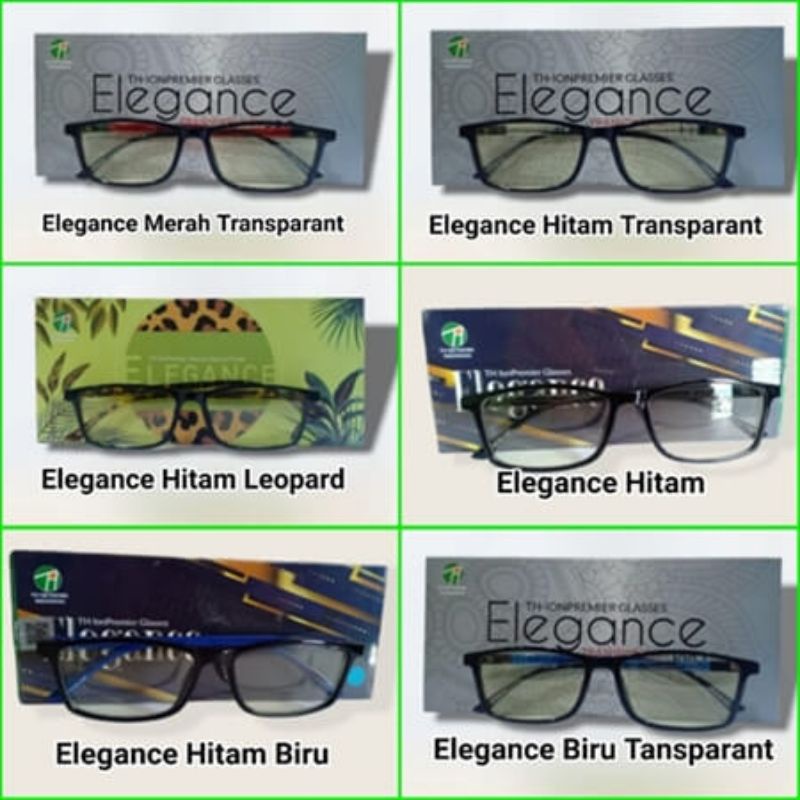 ⭐⭐⭐⭐⭐ Kacamata Ion Premier Elegance Transparan Original - Asli