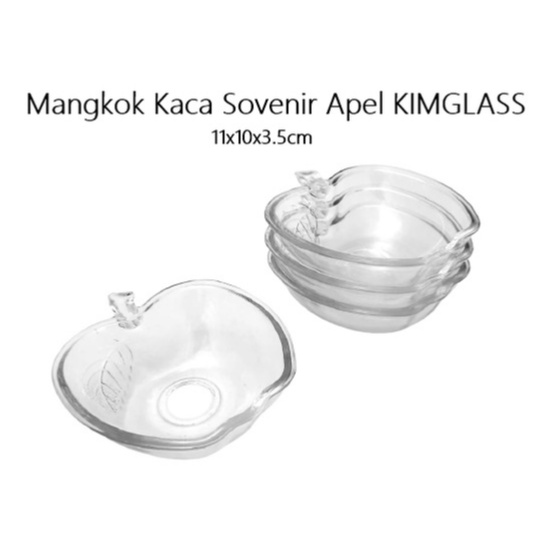 Souvenir Kaca/Mangkok Apel KIMGLASS B-416