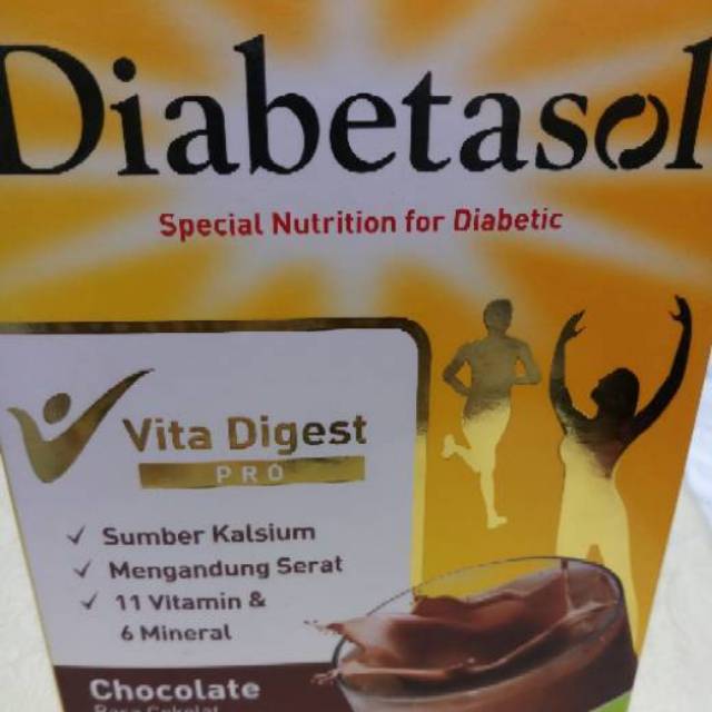

Susu Diabetasol Special nutrition for Diabetic rasa Choklat
