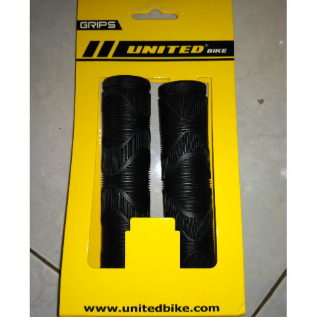 Hand grip grips karet pegangan stang sepeda united