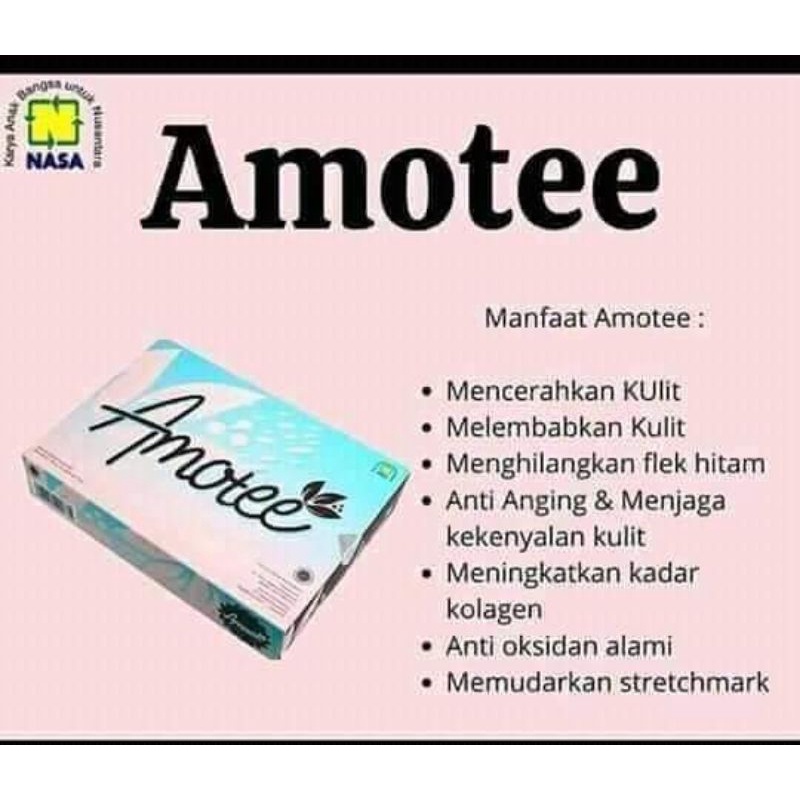 

Amotee minuman pemutih kulit