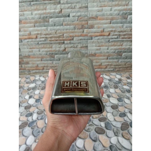 KNALPOT SUOS BENSIN DAN SOLAR HKS STAINLES