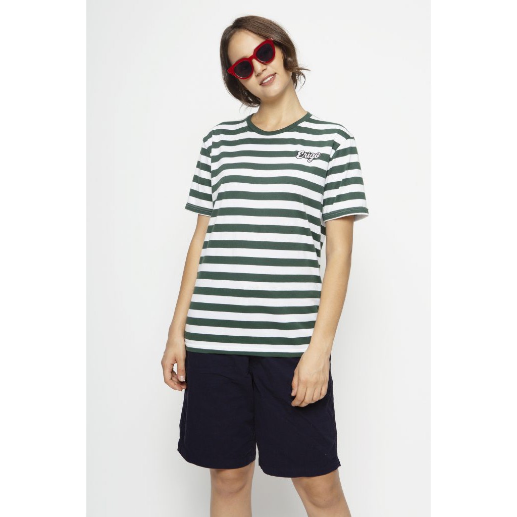 

Erigo T-Shirt Stripe Jirco Green