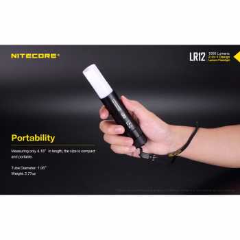 Nitecore Senter Led 2in1 Senter LED Superterang Design Lipstick CREE XP-L HD V6 1000