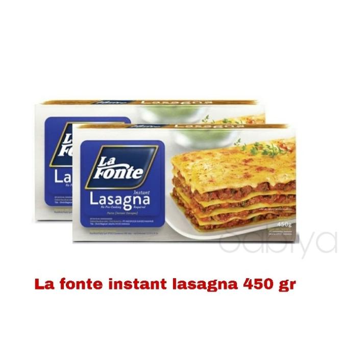 

paling diminati] Lafonte Instan Lasagna 450 gr