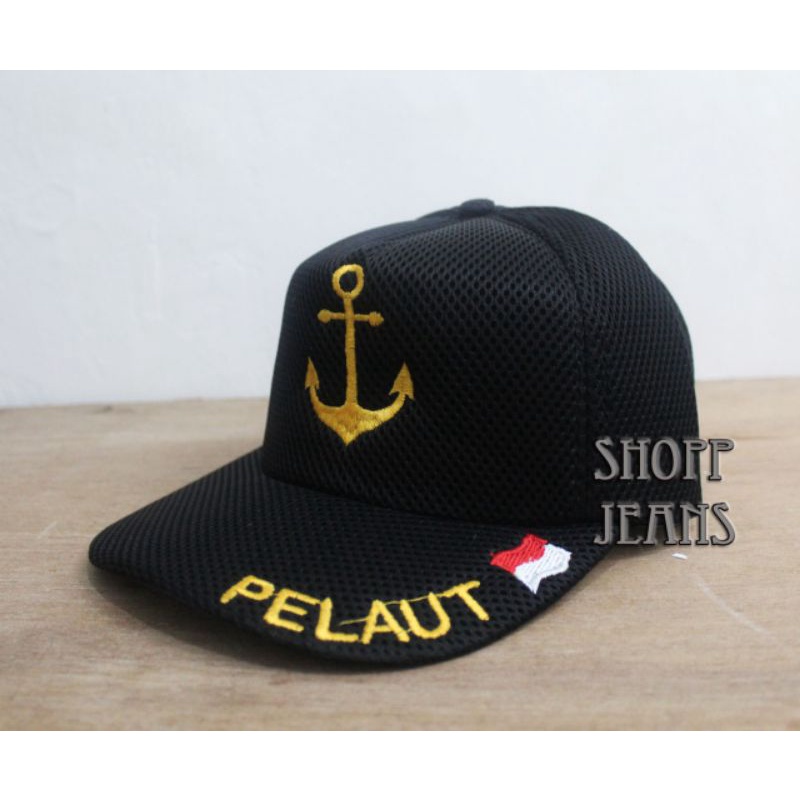 shopp Jeans topi Double Mess PELAUT Bordir/topi pria PELAUT bordir terbaru2021/topi PELAUT bordir te