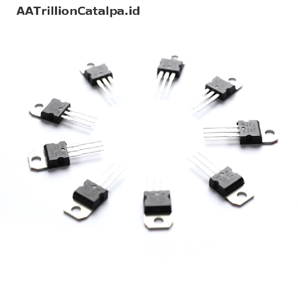 10pcs L7805CV L7805 7805 IC Regulator Tegangan 5V 1.5A TO-220 Untuk make in china