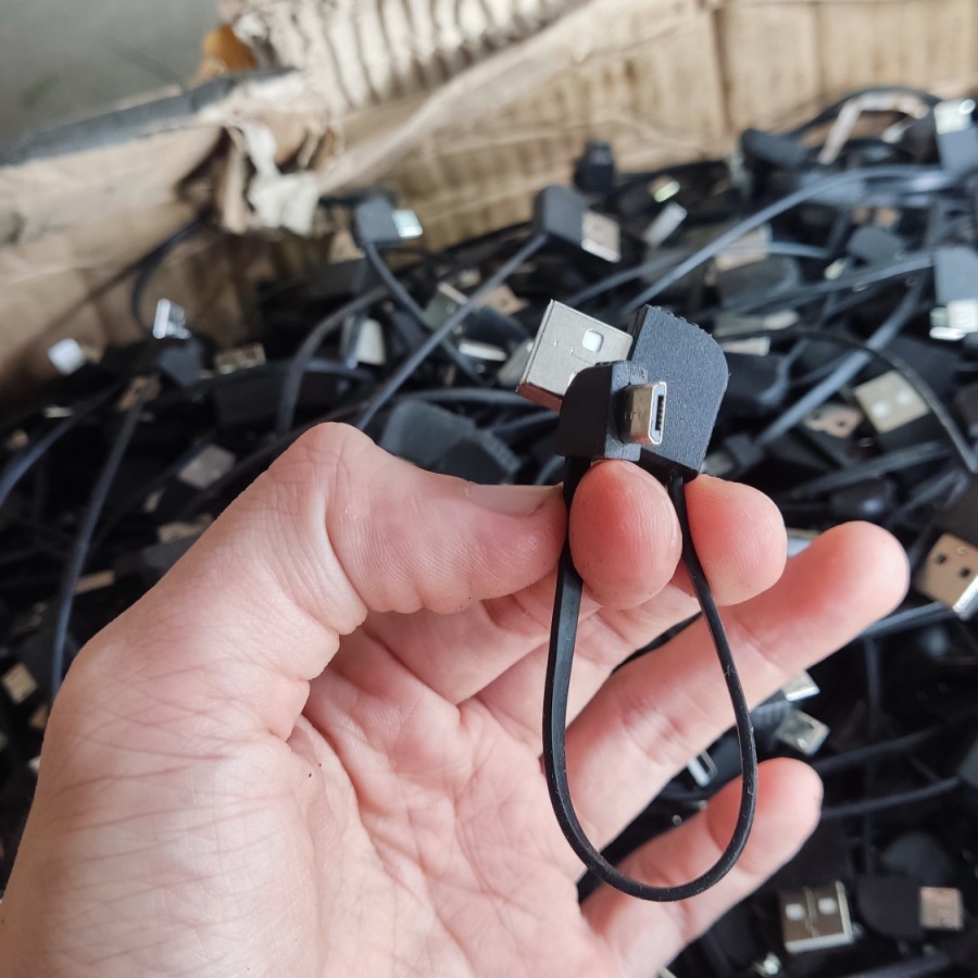 Kabel Charger powerbank pendek micro usb original