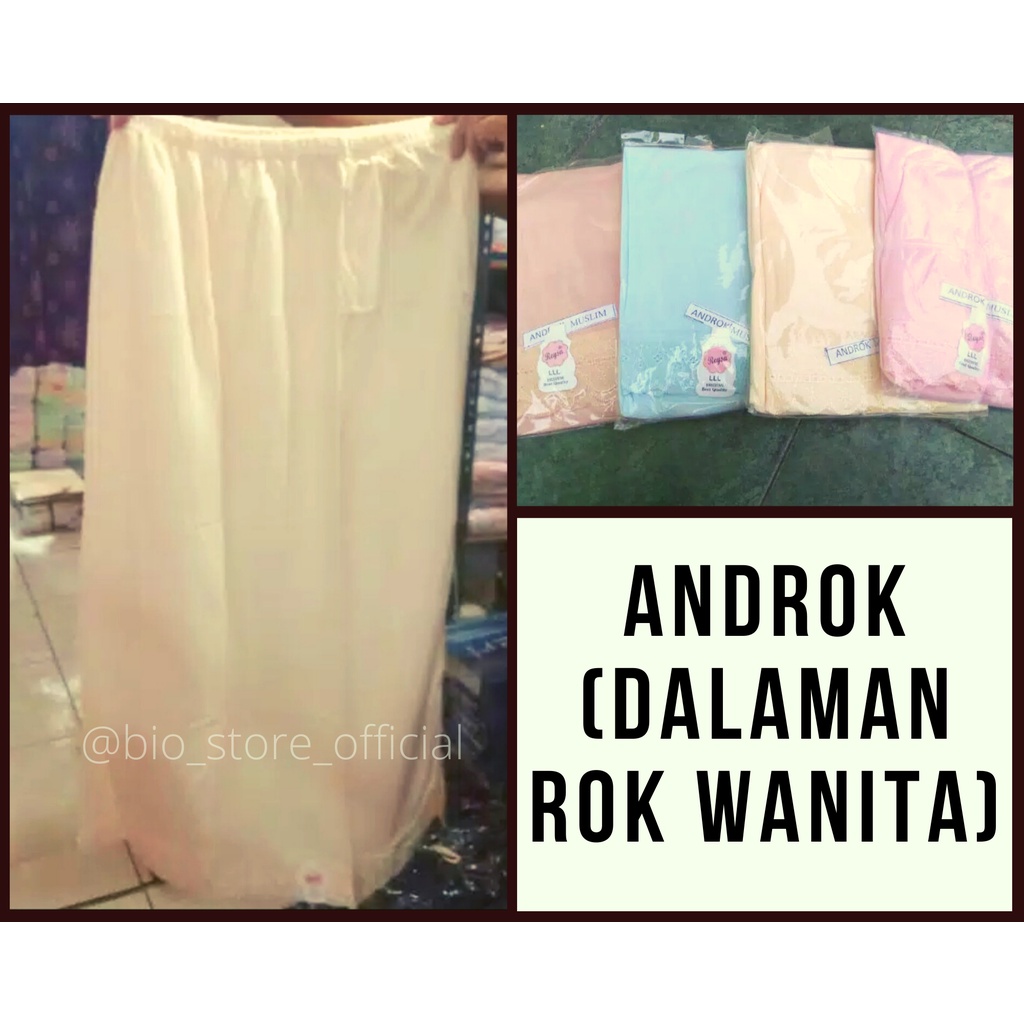 ANDROK WANITA / DALAMAN ROK PUTRI / ANDROK SANTRIWATI / DALAMAN ROK SANTRIWATI / ROK DALAM WANITA