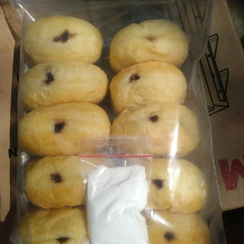 

Donat Bomboloni frozen-mentah-ukuran sedang home made-rumahan-murah-enak