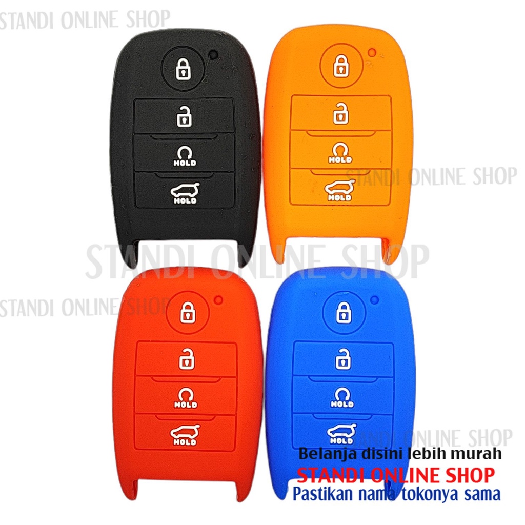 Silikon Remote Cover Sarung Kunci SmartKey KIA Sonet Seltos