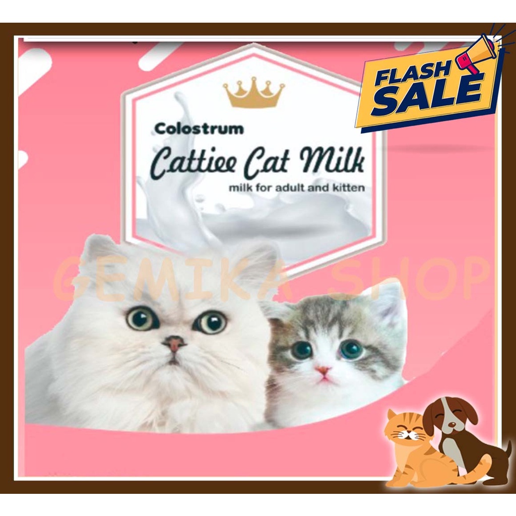 CATTIEE MILK COLOSTRUM 1 BOX - 10PCS [SUSU KUCING KITTEN]