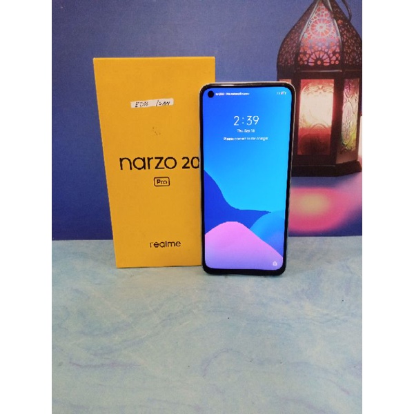 Realme Narzo 20 Pro 8/128 Second Fullset Bekas Garansi Resmi