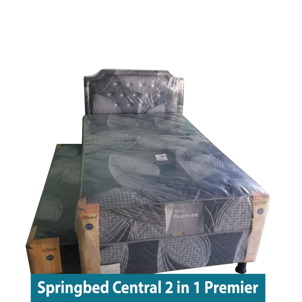 Kasur Spring Bed Central 2 In 1 Premier | Bergaransi 10 Tahun (Terawet & Termurah)