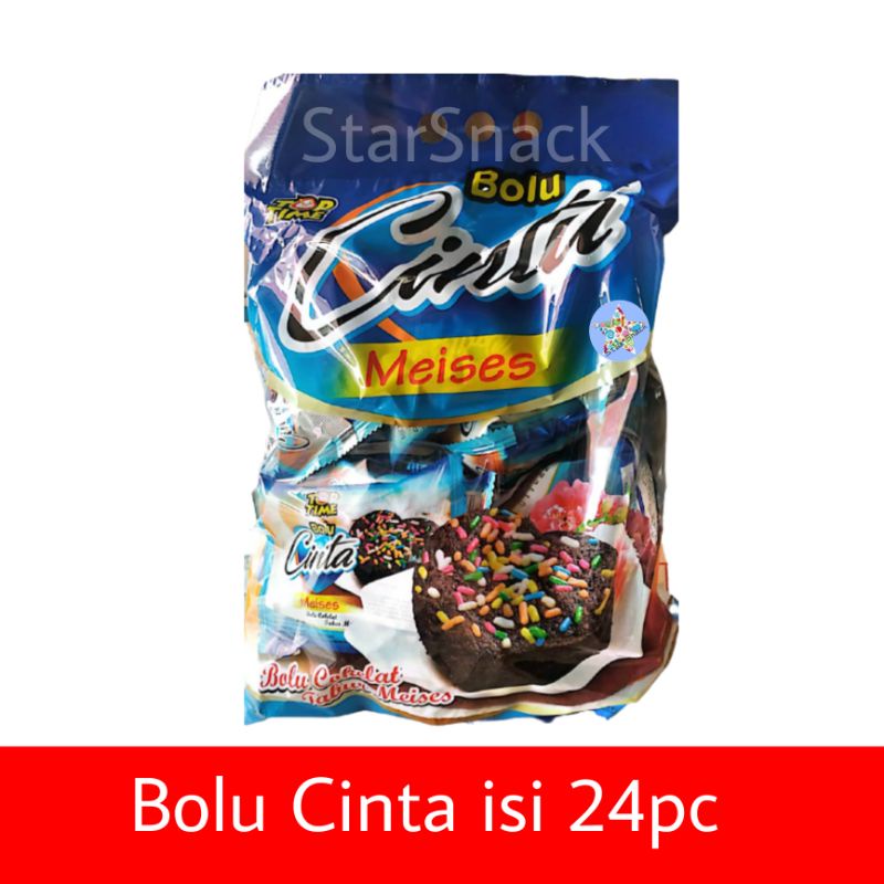 

Bolu Cinta isi 24bj/ pack