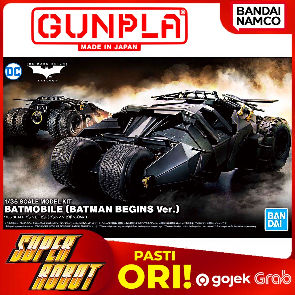 BANDAI 1/35 Batmobile Batman Begins The Dark Knight Ver