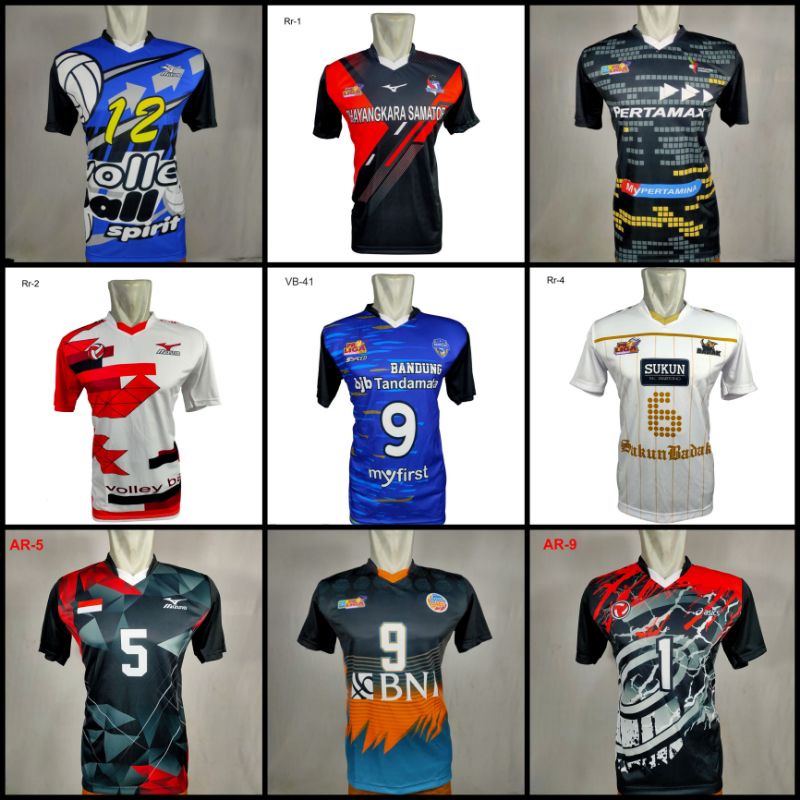 baju kaos jersey voli volly kumpulan terpaporit 2022 / baju kaos jersey voli volly proliga 2022