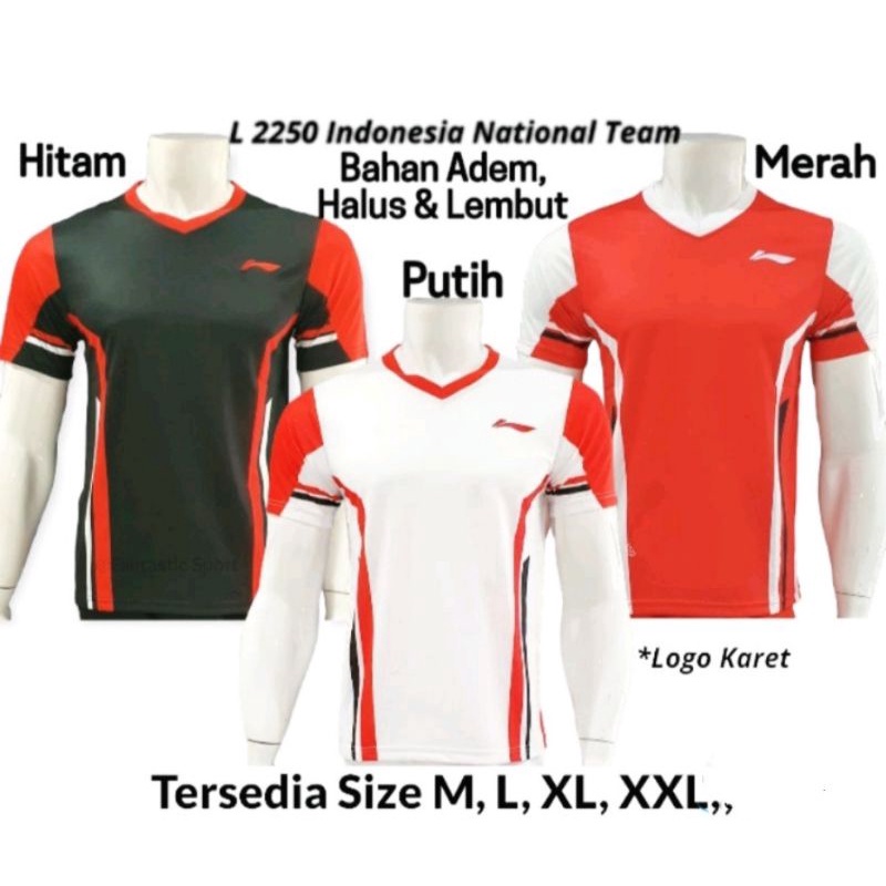 baju badminton lining 2250 grade ori import