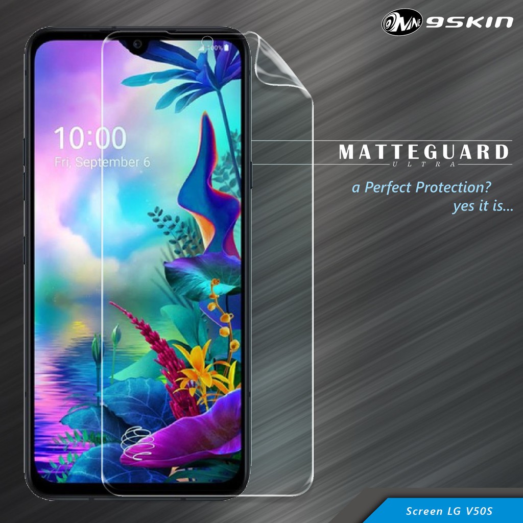 9Skin Matte Guard Ultra MGU Screen & Back Cover for LG V50S