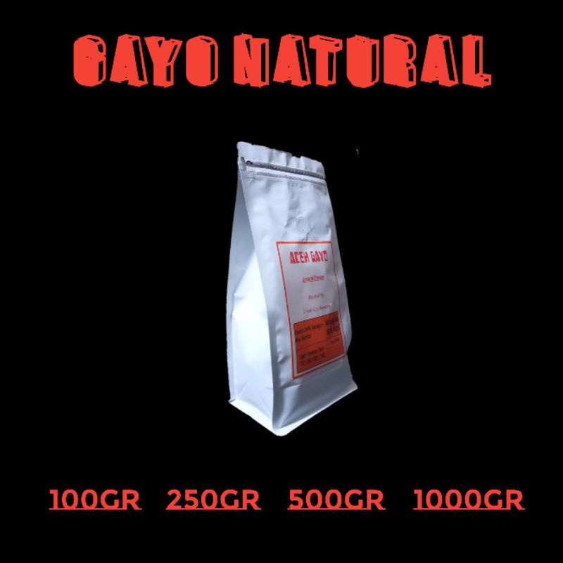 

Kopi Arabika Gayo Natural 100/250/500/1000 (Biji/Bubuk)