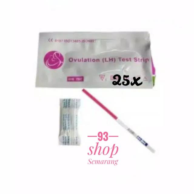 25x Ovulation LH Test Strip - Tes Masa Subur - Tes Ovulasi