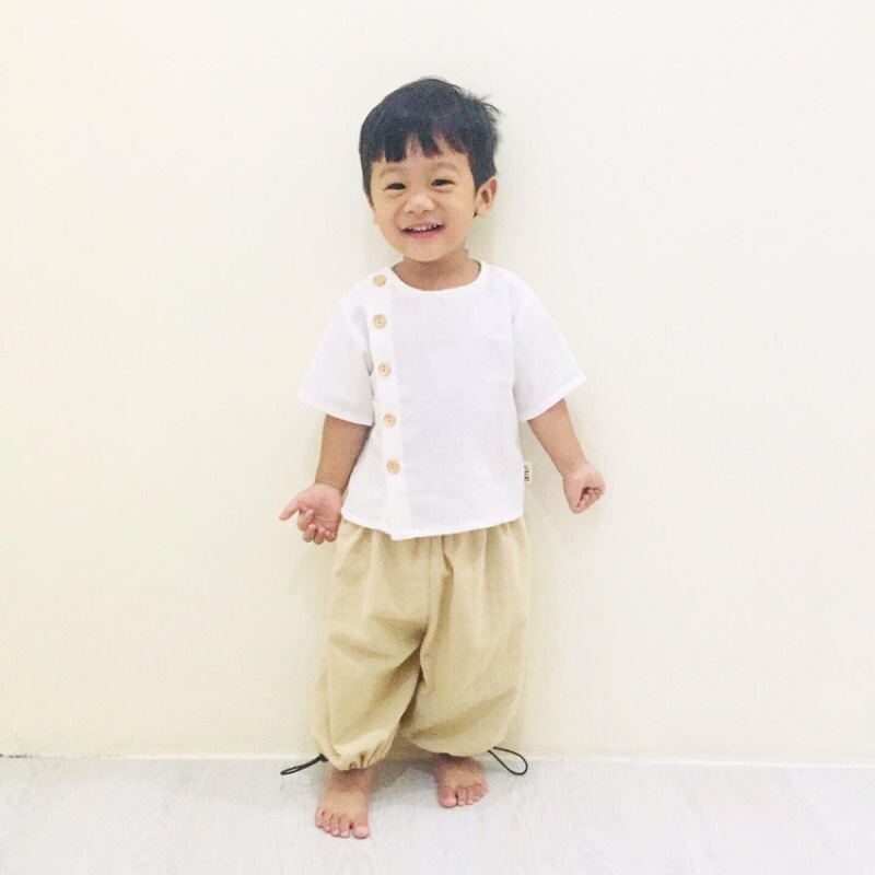 UPAPA | Kako Koko Set Baju Koko Linen Anak Laki laki