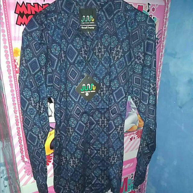 Ameliashop16 Long  Batik Diamond / Kemeja Batik Model Slimfit