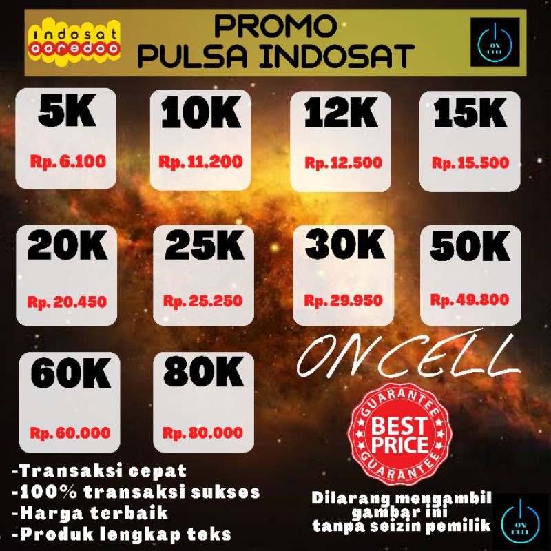 PROMO PULSA INDOSAT IM3 TERMURAH pulsa im3 5k - 30k termurah