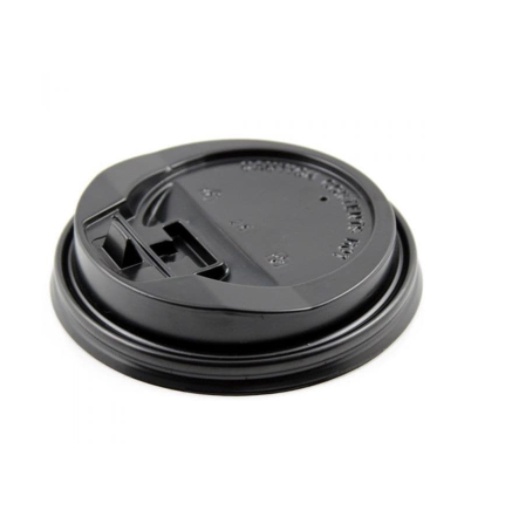 Lid Tutup Paper Cup / Tutup Gelas Kopi Gelas Kertas 8 Oz Warna Hitam [ Pack ]