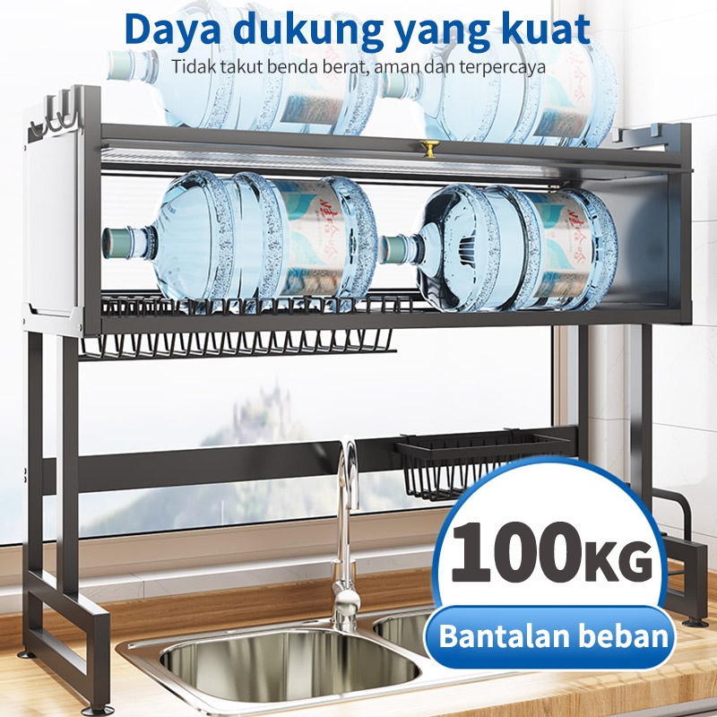 Rak Dapur Rak Wastafel Pintu Kabinet Rak Piring Rak Pinggan Mangkuk Rak Sinki