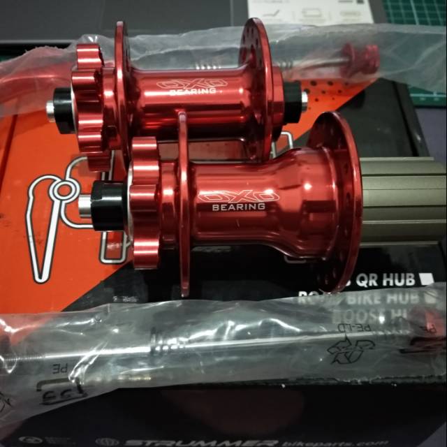 Hub freehub OXO Strummer 36 hole Jangkrik RED